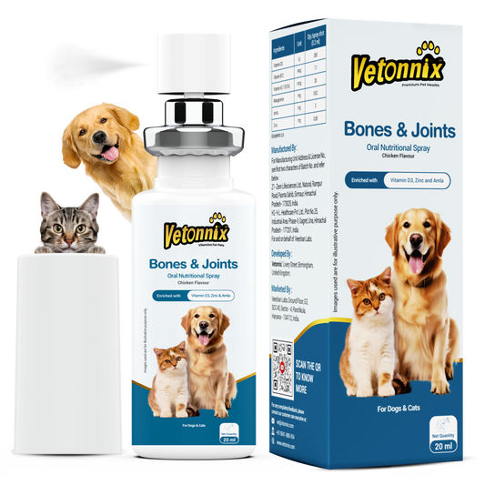 Vetonnix Bones & Joints Oral Spray Supplement for Pets - 20ml