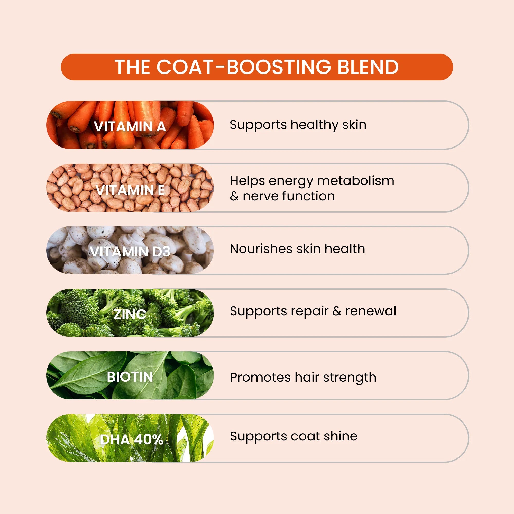 dog hair oral supplements